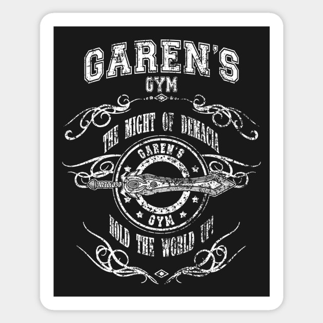 Garen's Gym. Sticker by JCMaziu